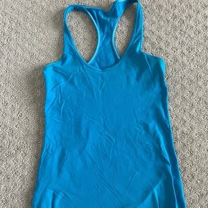 BLUE LULULEMON TANK TOP